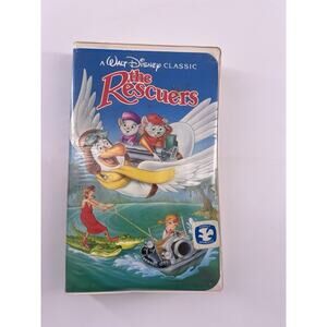 Walt Disney's The Rescuers VHS 1992 Classic Movie Black Diamond Vintage